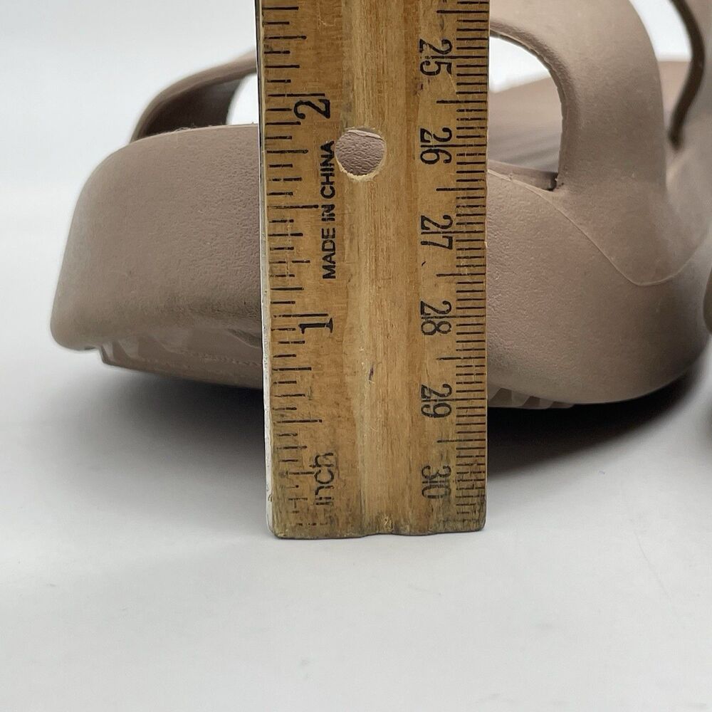 Crocs Getaway Platform H-Strap Sandals Women's 6 Taupe Casual Open Toe Comfort - Picture 16 of 16